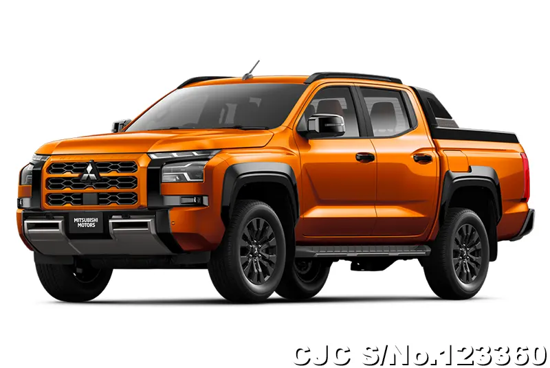 Mitsubishi Triton in Yamabuki Orange Metallic for Sale Image 3